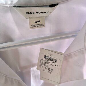 Club Monaco Placket Tunic Shirt (Medium) - BNWT